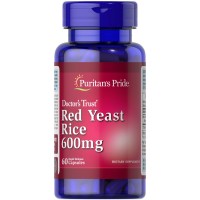 Натуральная добавка Puritan's Pride Red Yeast Rice 600 mg, 60 капсул Натуральная добавка Puritan's Pride Red Yeast Rice 600 mg, 60 капсул