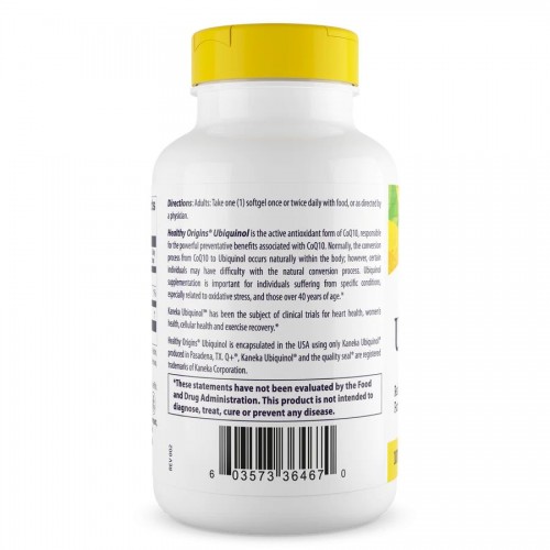 Натуральная добавка Healthy Origins Natural Ubiquinol 100 mg, 60 капсул CN13705 Healthy Origins Натуральная добавка Healthy Origins Natural Ubiquinol 100 mg, 60 капсул CN13705 Healthy Origins