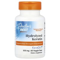 Doctor's Best Hydrolyzed Keratin 500 mg, 60 вегакапсул Doctor's Best Hydrolyzed Keratin 500 mg, 60 вегакапсул