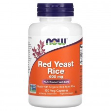 NOW Red Yeast Rice 600 mg, 120 вегакапсул NOW Red Yeast Rice 600 mg, 120 вегакапсул