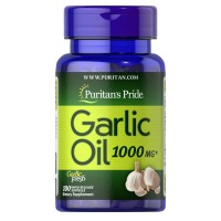 Натуральная добавка Puritan's Pride Garlic Oil 1000 mg, 100 капсул Натуральная добавка Puritan's Pride Garlic Oil 1000 mg, 100 капсул