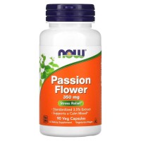 NOW Passion Flower 350 mg, 90 вегакапсул NOW Passion Flower 350 mg, 90 вегакапсул