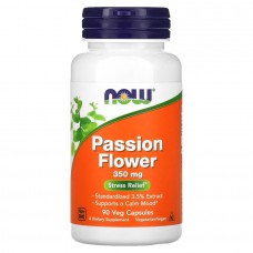 NOW Passion Flower 350 mg, 90 вегакапсул NOW Passion Flower 350 mg, 90 вегакапсул