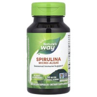 Nature's Way Spirulina Micro-Algae, 100 вегакапсул Nature's Way Spirulina Micro-Algae, 100 вегакапсул