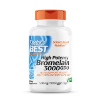 Doctor's Best Bromelain 3000 GDU, 90 вегакапсул