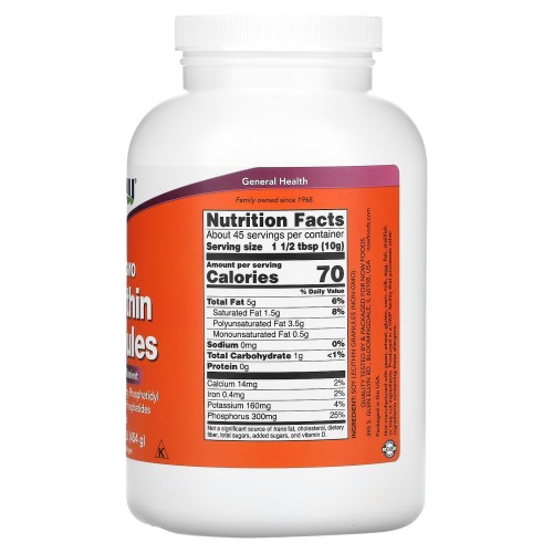 Натуральная добавка NOW Lecithin Granules, 454 грамм CN11524 NOW Натуральная добавка NOW Lecithin Granules, 454 грамм CN11524 NOW