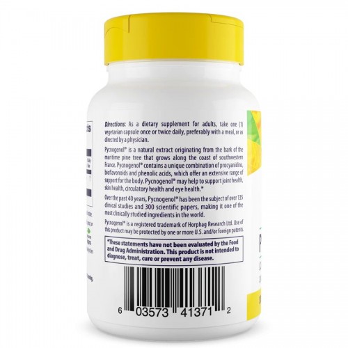 Healthy Origins Pycnogenol 100 mg, 60 вегакапсул CN13777 Healthy Origins Healthy Origins Pycnogenol 100 mg, 60 вегакапсул CN13777 Healthy Origins