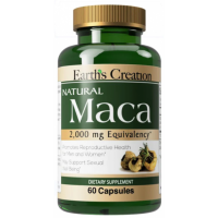 Натуральная добавка Earth‘s Creation Maca 2000 mg, 60 капсул Натуральная добавка Earth‘s Creation Maca 2000 mg, 60 капсул