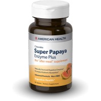 Натуральная добавка American Health Super Papaya Enzyme Plus, 90 таблеток Натуральная добавка American Health Super Papaya Enzyme Plus, 90 таблеток