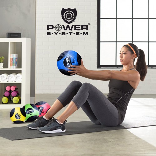 Медбол Medicine Ball Power System PS-4138 8 кг 4138BU-0 PowerSystem Медбол Medicine Ball Power System PS-4138 8 кг 4138BU-0 PowerSystem
