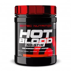 Предтренировочный комплекс Scitec Hot Blood No-Stim, 375 грамм Апельсиновый сок Предтренировочный комплекс Scitec Hot Blood No-Stim, 375 грамм Апельсиновый сок