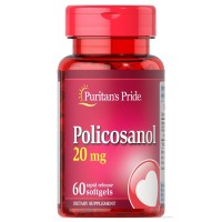 Puritan's Pride Policosanol 20 mg, 60 капсул Puritan's Pride Policosanol 20 mg, 60 капсул