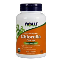 NOW Chlorella 500 mg, 200 таблеток NOW Chlorella 500 mg, 200 таблеток
