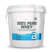 BioTech 100% Pure Whey, 4 кг - Полуниця