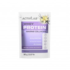 ActivLab Whey Protein with Marine Collagen, 30 грамм - Ваниль ActivLab Whey Protein with Marine Collagen, 30 грамм - Ваниль