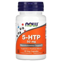 NOW 5-HTP 50 mg, 30 вегакапсул