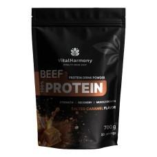 VitalHarmony Beef Protein, 700 грам - Солона карамель Пошкоджений VitalHarmony Beef Protein, 700 грам - Солона карамель Пошкоджений