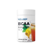 Willmax BCAA 2:1:1, 400 грам - Лимонний чай - Термін 04.26 Willmax BCAA 2:1:1, 400 грам - Лимонний чай - Термін 04.26