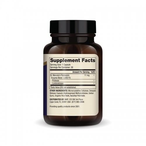 Dr. Mercola Dr. Mercola Lumbrokinase Enzymes, 30 капсул CN16552 Dr. Mercola Dr. Mercola Lumbrokinase Enzymes, 30 капсул CN16552