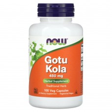 NOW Gotu Kola 450 mg, 100 вегакапсул NOW Gotu Kola 450 mg, 100 вегакапсул