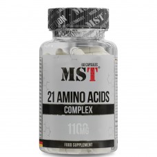 MST Nutrition 21 Amino Acids, 60 капсул MST Nutrition 21 Amino Acids, 60 капсул
