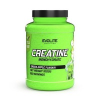 Evolite Nutrition Creatine Monohydrate, 1 кг - Зелене яблуко Evolite Nutrition Creatine Monohydrate, 1 кг - Зелене яблуко
