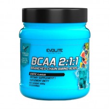Evolite Nutrition BCAA 2:1:1, 400 грам - Екзотичний Evolite Nutrition BCAA 2:1:1, 400 грам - Екзотичний