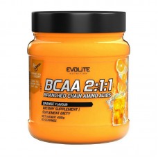 Evolite Nutrition BCAA 2:1:1, 400 грам - Апельсин Evolite Nutrition BCAA 2:1:1, 400 грам - Апельсин