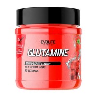 Evolite Nutrition Glutamine, 400 грамм - Клубника Evolite Nutrition Glutamine, 400 грамм - Клубника