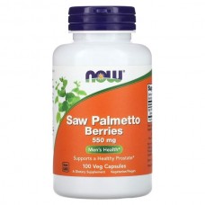 NOW Saw Palmetto Berries 550 mg, 100 вегакапсул NOW Saw Palmetto Berries 550 mg, 100 вегакапсул