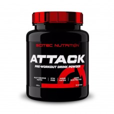 Scitec Nutrition Attack, 416 грам - Кривавий апельсин Scitec Nutrition Attack, 416 грам - Кривавий апельсин