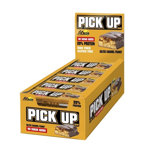 FitWin FitWin Pick Up, 24*45 грамм - Соленая карамель и арахис CN15680 FitWin FitWin Pick Up, 24*45 грамм - Соленая карамель и арахис CN15680