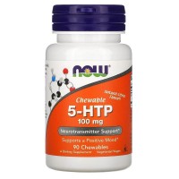 NOW 7-HTP 100 mg, 90 жевательных таблеток NOW 7-HTP 100 mg, 90 жевательных таблеток