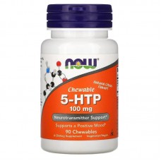 NOW 7-HTP 100 mg, 90 жувальних таблеток NOW 7-HTP 100 mg, 90 жувальних таблеток