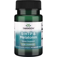 Swanson 5-HTP & Melatonin, 30 капсул Swanson 5-HTP & Melatonin, 30 капсул