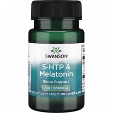 Swanson 5-HTP & Melatonin, 30 капсул Swanson 5-HTP & Melatonin, 30 капсул