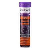 Sambucol Black Elderberry Immuno Forte, 15 шипучих таблеток Sambucol Black Elderberry Immuno Forte, 15 шипучих таблеток