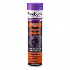 Sambucol Black Elderberry Immuno Forte, 15 шипучих таблеток Sambucol Black Elderberry Immuno Forte, 15 шипучих таблеток