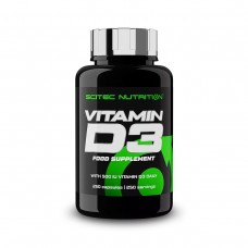 Scitec Nutrition Vitamin D3, 250 капсул Scitec Nutrition Vitamin D3, 250 капсул