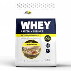 FitWin Whey Protein + Enzymes, 900 грамм - Крем-брюле FitWin Whey Protein + Enzymes, 900 грамм - Крем-брюле