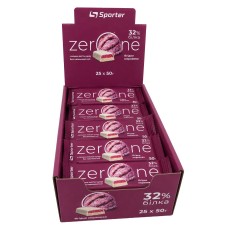 Sporter Zero One, 25*50 грамм - Ягодное мороженое Sporter Zero One, 25*50 грамм - Ягодное мороженое