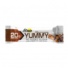 FitWin YUMMY Bar 36% no added sugar, 55 грам - Шоколад-карамель