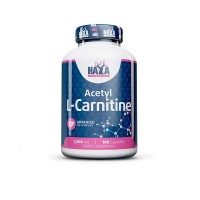Haya Labs Acetyl L-Carnitine 1000 mg, 100 капсул Haya Labs Acetyl L-Carnitine 1000 mg, 100 капсул