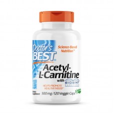 Doctor's Best Acetyl-L-Carnitine 500 mg, 120 капсул Doctor's Best Acetyl-L-Carnitine 500 mg, 120 капсул