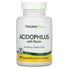 Ацидофил Natures Plus Acidophilus with Pectin, 90 капсул с пектином Ацидофил Natures Plus Acidophilus with Pectin, 90 капсул с пектином