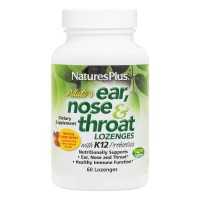 Natures Plus Adults Ear Nose & Throat, 60 леденцов - Тропические ягоды с вишней Natures Plus Adults Ear Nose & Throat, 60 леденцов - Тропические ягоды с вишней