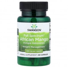 Swanson African Mango 400 mg Full Spectrum, 60 капсул Swanson African Mango 400 mg Full Spectrum, 60 капсул