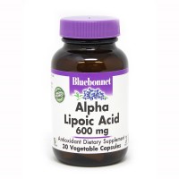 Bluebonnet Nutrition Alpha Lipoic Acid 600 mg, 30 капсул Bluebonnet Nutrition Alpha Lipoic Acid 600 mg, 30 капсул