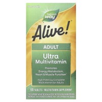 Nature's Way Alive! Adult Ultra Potency, 60 таблеток Nature's Way Alive! Adult Ultra Potency, 60 таблеток