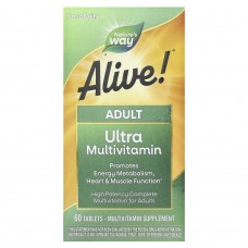 Nature's Way Alive! Adult Ultra Potency, 60 таблеток Nature's Way Alive! Adult Ultra Potency, 60 таблеток